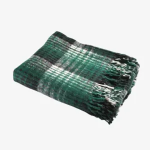 Recycled Plaid Yoga Blanket